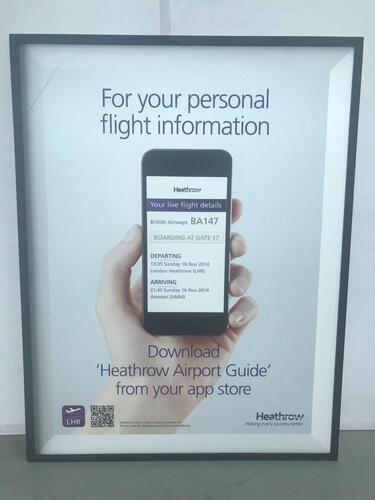 Heathrow Airport Guide iphone Poster