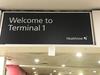 Welcome to Terminal 1' JCDecaux large illuminated sign - 2
