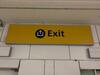 ‘Exit’ illuminated sign, Large international arrivals - 2