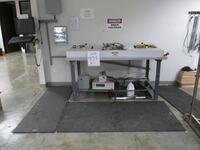 Hi-Pot Test Station with QuadTech Hybrid 2000 AC/DC/IR/DCR Analyzer, TDK Lambda UP60-14 Bench Top Power Supply, (3) Universal Safety Mats. Location: Test Area