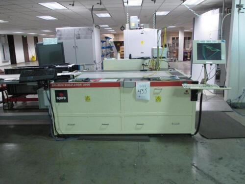 Spire/ SPI Sun 3500SLP Module IV Tester, Flash Tester/Sun Simulator, 220V. 51969 Location: Test Area