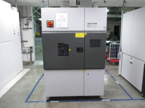 Atlas Ci4000 Xenon Weather-Ometer, Total exposure area of 6,500 cm2. Location: Test Area