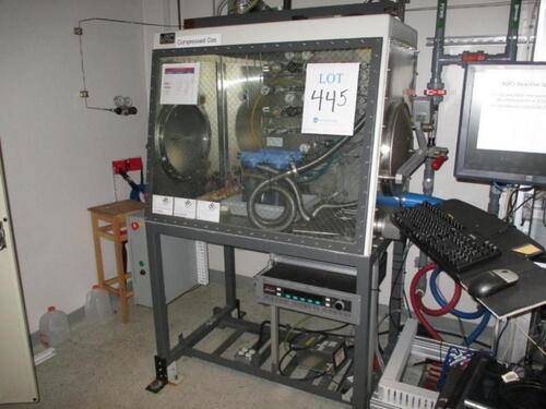 VAC Controlled Atmosphere System with Advanced Energy Pinnacle Plus Power Supply. Location: Pilot Line