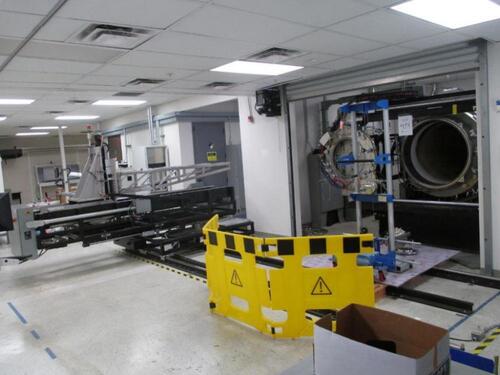 SAS Tool with PVI Power Cabinet, PVI Vacuum Control Cabinet, Gas Cabinet, (2) Sonic Air Systems with Motors. Location: Pilot Line