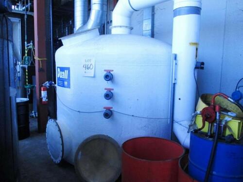 Met-Pro Duall Vertical Fume Scrubber model NH-30, CFM 3000. 7917 Location: Outside Cage East