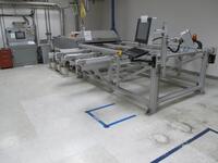 MOCVD (Metal-Organic- Chemical Vapor Deposition) Tool and Controller with (3) Julabo HT 30 and C.U High Temperature Circulators, (3) Julabo Controllers, M and W Chiller, Spare Covers in Wood Crates. Location: Pilot Line