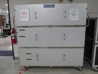 Nitrogen Desiccator Cart, 70" x 72" x 29"D. Location: Pilot Line