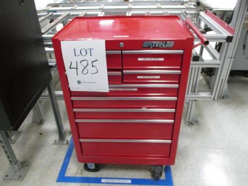 Waterloo Tool Box, 9 Drawer with Contents. Location: Pilot Line