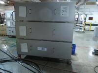 Qty (2) Nitrogen Desiccator Cart, 70" x 72" x 29"D. Location: Test Area