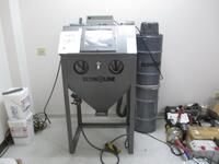 Econoline Abrasive Blast Cabinet with Dust Collector. Location: R&amp;D Storage