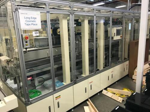 NPC Group NPC Long Edge Cosmetic Tape Place Module with two (2) Sub Operation Boxes, Sale is Subject to Seller Confirmation Tag Number Location: BEOL Cage