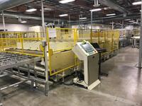 NPC Group NLM-230 x 450 NPC Model NLM-230x450 Laminator with Touch Screen Operation (2010), 200V, 3 phase, includes 96"W x 185"L Entry Conveyor, 96W" x 185L"Exit Conveyor with 8 Blowers, Acme Transformer, NPC Module Laminator Power Supply/Control Unit and