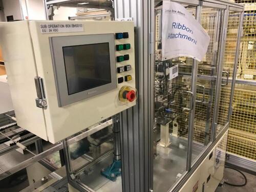 NPC Group NPC Ribbon Attachment Module with Sub Operation Box, Sale is Subject to Seller Confirmation Tag Number Location: BEOL Cage