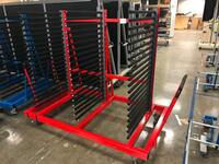 Horizontal Panel Storage Trolley Location: