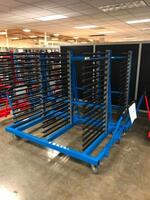 Lot of two (2) , Horizontal Panel Storage Trollies Location: