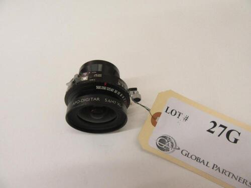 SCHNEIDER APO-DIGITAR 5.6/47 XL-100 MC LENS, WITH COPAL #0 SHUTTER