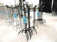 LOT (6) AVENGER STUDIO STANDS, BLACK