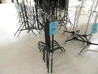 LOT (6) AVENGER STUDIO STANDS, BLACK