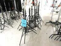 LOT (12) CALUMET STUDIO STANDS, BLACK