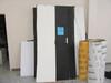 LOT ASST'D FOAM CORE BOARDS, WOOD BOARDS, PLEXIGLASS, WITH WOOD STORAGE CABINETS, 21" X 44" X 102", (IN FOUR DIFFERENT PLACES)