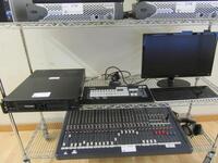 NEWTEK TRICASTER TCXD410 VIDEO SWITCHER WITH TRICASTER TC40 CONTROL SURFACE AND MONITOR, S/N NB1041750154525