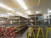 LOT (72) SECTIONS OF METAL SHELVING WITH WOOD SHELF'S, 30" WIDE