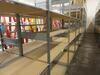 LOT (72) SECTIONS OF METAL SHELVING WITH WOOD SHELF'S, 30" WIDE - 4