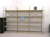 LOT (12) SECTIONS OF METAL SHELVING