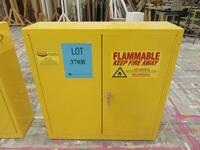 EAGLE 24 GAL. FLAMMABLE LIQUID SAFETY STORAGE CABINET, MODEL: 1976, 43" X 12" X 44"