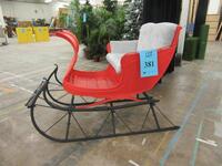 WOOD SANTA SLEIGH