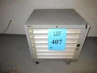 LYON 7 DRAWER HEAVY DUTY CABINET ON CASTERS, 30" X 28" 31"