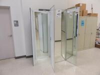 LOT (3) ASST'D THREE PANEL MIRRORS