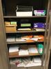 Contents of Mail Room to Include: two (2) 2-Door Cabinets with supplies, Mail Rack, Table with paper cutter and other misc. office supplies. Sale is subject to seller confirmation. Location: Administrative Area - 3