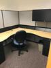 Lot of three (3) 88" x 88" Cubicle Sections, each includes two (2) file cabinets, overhead storage cabinet and chair. Sale is subject to seller confirmation. Location: Administrative Area - 4
