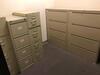 Lot of six (6) File Cabinets with book shelf. Sale is subject to seller confirmation. Location: Administrative Area