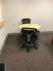 72" Desk with chair, Credenza, Book Shelf, Round Conference Table with two (2) chairs and Whiteboard . Sale is subject to seller confirmation. Location: Administrative Area - 2