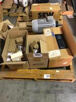 Lot of one (1) skid of Assorted Motors and Bearings, PLEASE INSPECT Location: Warehouse Area