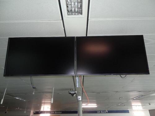 Pair of 40" LCD Display Montitors
