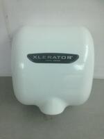 (4) Xlerator excel hand dryers Infra red beam operated, 230v 6.5A 50/60hz 1400w CE marked IP23 rated Model XL BWV Made in USA