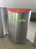 (3) Stainless Steel Lesco Airport Recycle bins - 2
