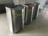 (3) Stainless Steel Lesco Airport Recycle bins - 5