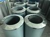 (6) Steel Circular Airport bins with stainless steel tops - 3