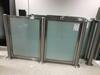 Stainless steel framed passenger glass partitions - 3