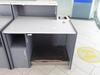 Right side security information desk. Stainless steel frontage and kick bar. Lockable cupboard and storage shelf. - 4