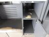 Left side security information desk. Stainless steel frontage and kick bar. Lockable cupboard and storage shelf. - 4