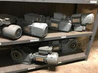 (8) SEW 0.75KW Eurodrive motors and drive units and (1) SEW 1.1KW Similar