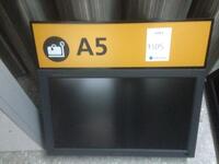 (4) Check-in desk monitors 'A5 'A6' 'A7' 'A8'
