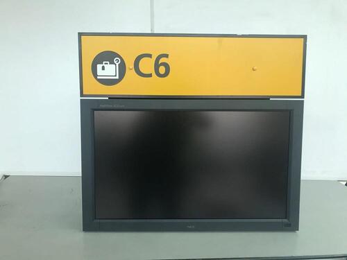 (5) Check-in desk monitors C6,7,8,9 and 10