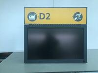 (7) Check-in desk monitors D2,3,4,5,6, 7 and 8