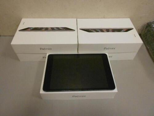 LOT OF 5 IPAD MINI 2 A1489 TABLET 32GB WITH BOX AND CHARGER